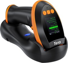 Barcode Scanner Wireless with Screen: Pro Version 1D 2D QR with Setting Keypad C