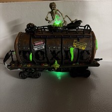 Department 56 Halloween Village Haunted Rails Toxic Waste Car 4042419