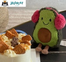 Jellycat Toastie Amuseables Avocado Plush: Fluffy, BNWT+Bag,Christmas Surprise!