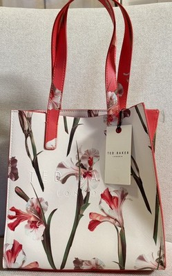 NWT Ted Baker London Iris Print Floral Tote Handbag