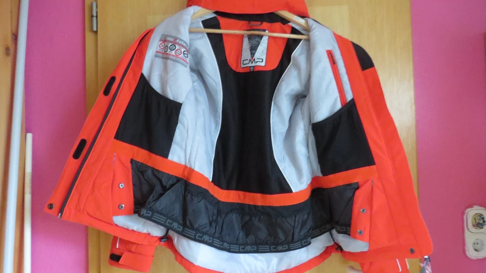 CMP clima protect Winterjacke Gr. S 36 neu Etikett rot Wintersport Ski+Board - Bild 3 von 4