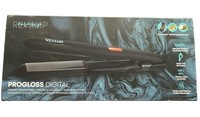 Revamp Progloss Digital Ceramic Hair Straightener ST-1000 Black UK Plug Boxed