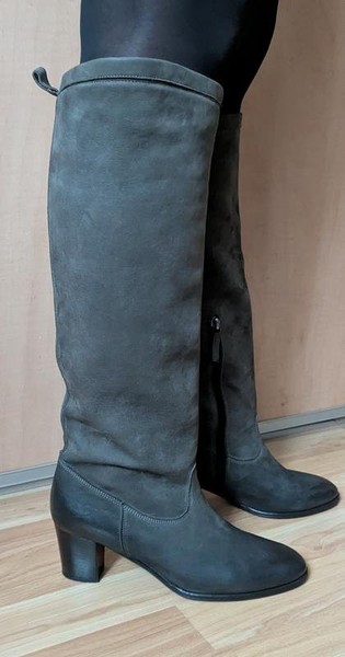 Women Kennel & Schmenger Boots Grey Nubuck 37