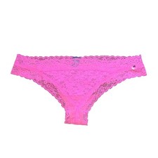 Aerie Womens All Lace Thong Panties Hot Pink size Medium NEW