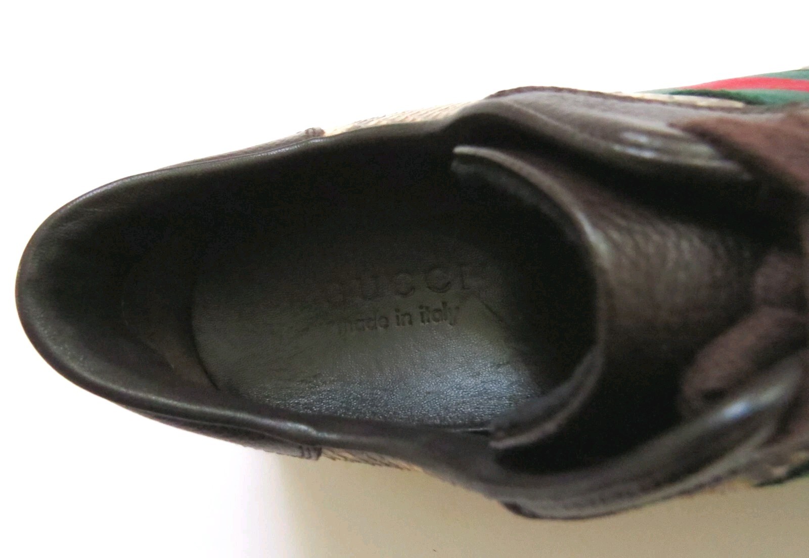 GUCCI Rare Python Snakeskin Leather Sneakers Shoe… - image 3