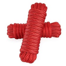 Boat Dock Lines 3/8'' x 15' Dock Line for Boats, Double Braided Nylon Boat