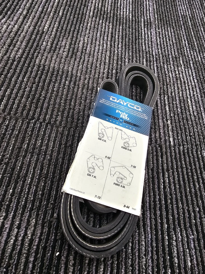 Cinturón Dayco 5061080 Serpentine Poly Rib para chasis personalizado Workhorse 2001-06 P32 Foto 4 de 4