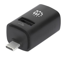 Manhattan USB-C 3-Port Hub, 3x USB-A, USB-powered (no external power)
