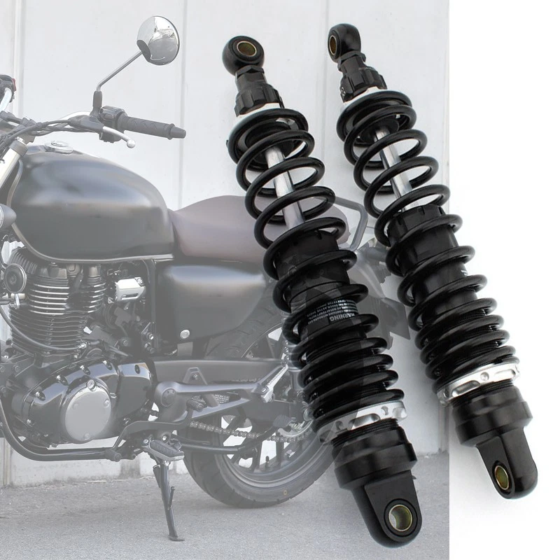 2Pcs 360MM Rear Shock Absorbers Motorcycle Fit For Honda GB350 CB350 NC59 Black — 第 2/4 张图片