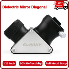 SVBONY 1.25 inch 90 Degree Dielectric Mirror Diagonal Fully Metal for Refracting