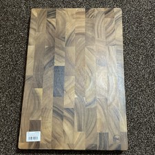 Image of T&G 10932 Rectangular End Grain Chopping Board with Finger Grooves in Hevea,