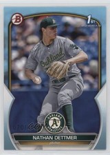 2023 Bowman Draft Sky Blue 70/499 Nathan Dettmer #BD-146 ut4
