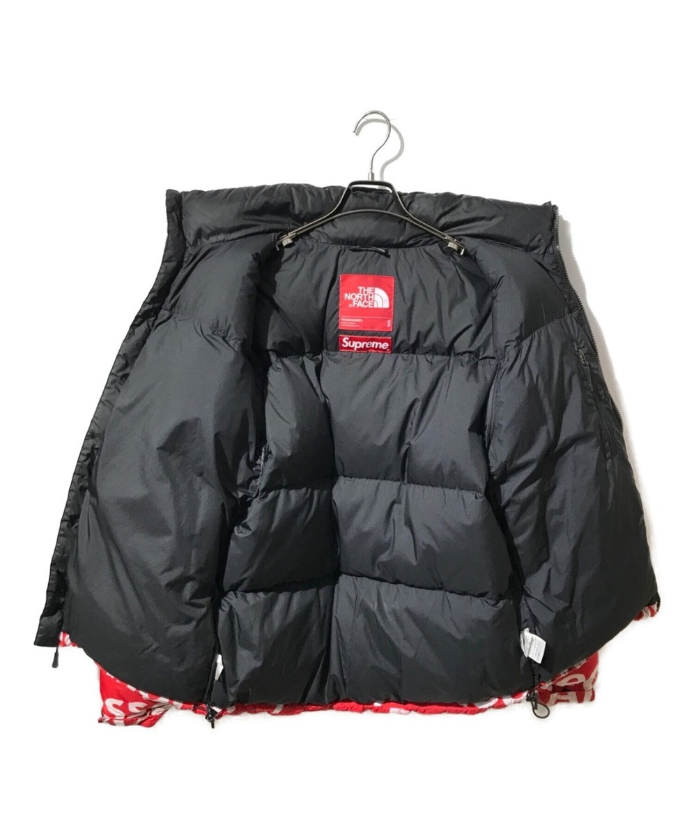 Supreme×THE NORTH FACE By Any Means Necessary Nuptse Jacket Red