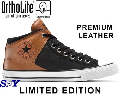 CONVERSE Chuck Taylor All Star High Street Suede Leather & Canvas Men's Shoes