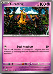 Girafarig 083/167 Twilight Masquerade Common