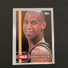 1998 Topps Milk Mustache #1 Reggie Miller - Indiana Pacers