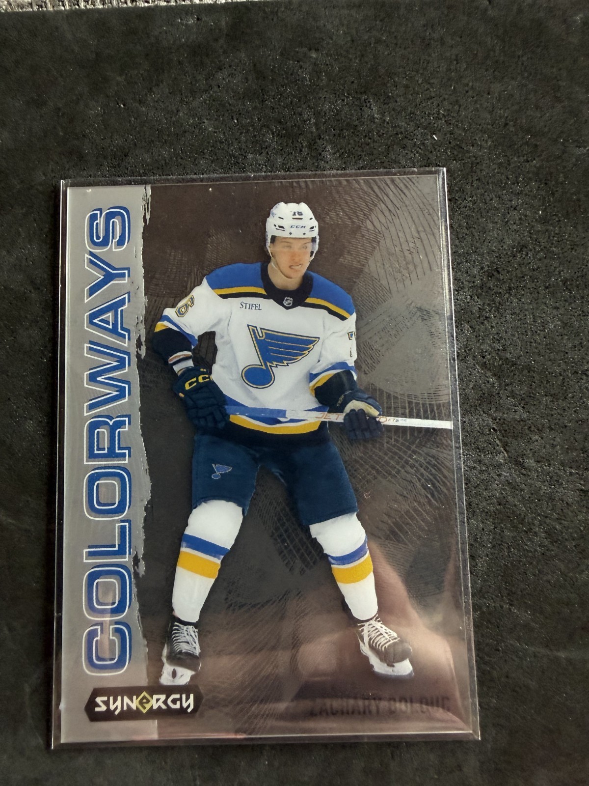 Zachary Bolduc 2024-25 Upper Deck Synergy Colorways Rookie Acetate #L-28