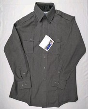 Blauer 8900H Long Sleeve Shirt Mens Small 14.5 33 REG New NWT Grey Heather