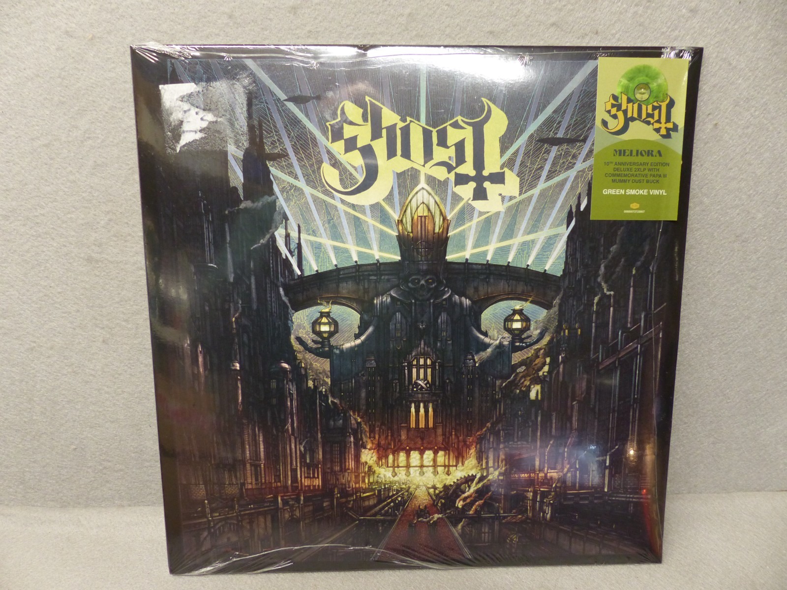 Ghost:  Meliora -2LP Album DELUXE Ltd Green Smoke- NEW & SEALED