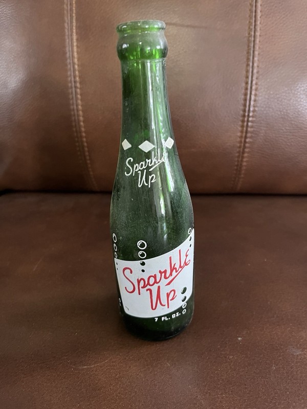 Vintage Sparkle Up 7oz Soda Bottle Manor, PA