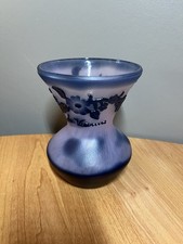 Vase de VIANNE  bleu nuance 12cm