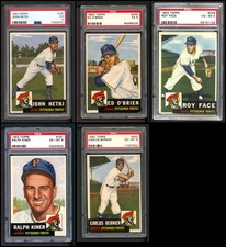 1953 Topps Pittsburgh Pirates Team Set 5 - EX 5176089