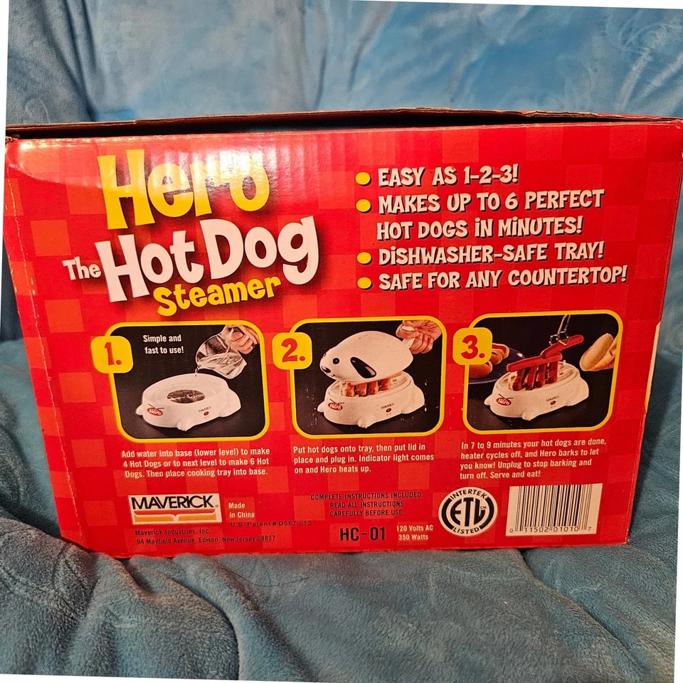 Maverick Hero 热狗蒸笼 狗 小狗吠声 准备就绪 * 已售 * — 第 3/4 张图片
