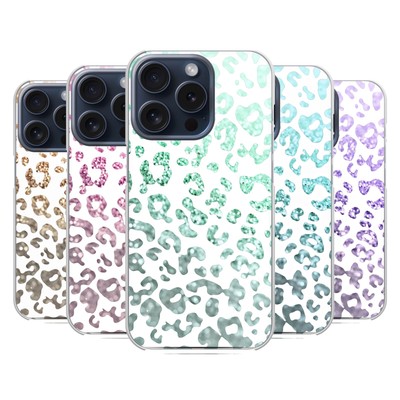 OFFICIAL MONIKA STRIGEL ANIMAL PRINT GLITTER BACK CASE FOR APPLE iPHONE PHONES