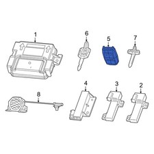 Ram 68591509AA Keyless Entry Transmitter