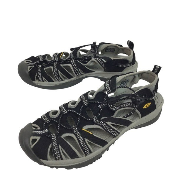 Sandali Keen Whisper impermeabili punta chiusa donna 9 5 neri