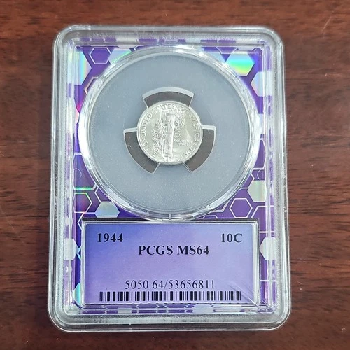 1944 Mercury Dime PCGS MS64 10C Uncirculated Certified Coin #53656811
