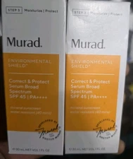 Murad Environmental Shield Correct&Protect Serum SPF45  Lort Of 2 fl oz Exp 1/24