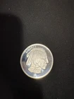 1 Troy Ounce .999 Fine Silver Round. Buffalo And Indian Head. RMC