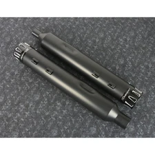 Rinehart Black 4.5" Motopro 45 Slip-On Mufflers - 500-0111-MERGE