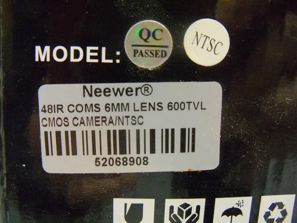 CCD IR color Digital Camera Neewer 48IR CMOS NTSC indoor outdoor CCTV Setof 3 - Image 3 of 4