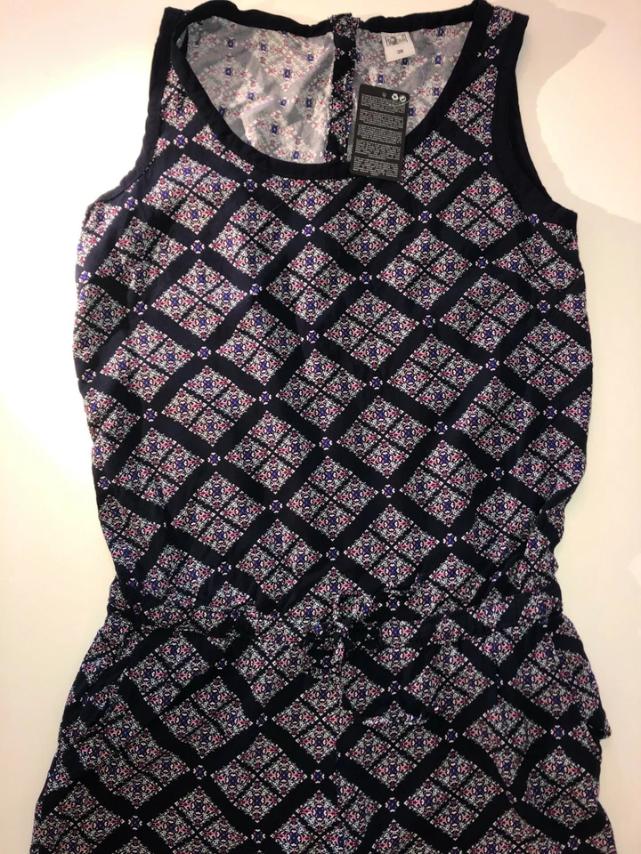 Damen Jumpsuit Overall Blau Weiß Schwarz Rosa Größe 38 Up2Fashion NEU, Geschenke - Bild 2 von 4