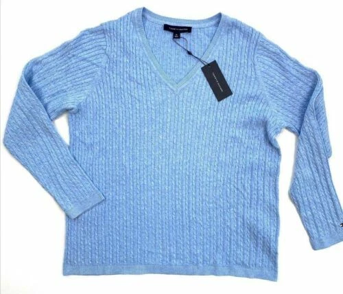 Tommy Hilfiger Damen-Pullover mit V-Ausschnitt