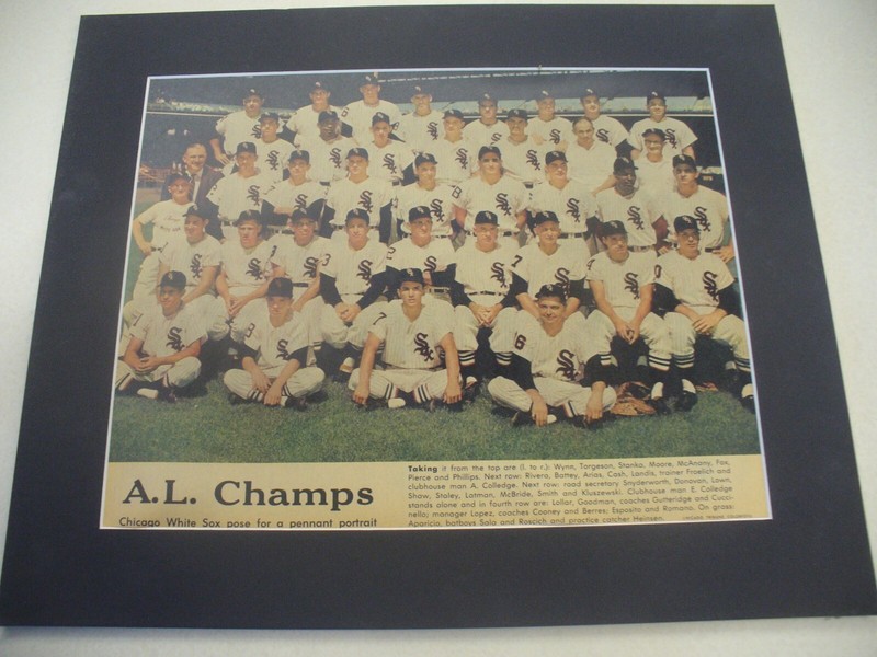 1959 Chicago White Sox Team Photo Chicago Tribune Colorfoto