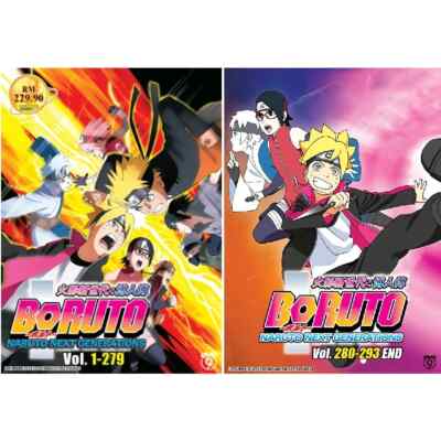 DVD Anime Boruto: Naruto Next Generations Vol.1-293 English Subtitle &Dubbed