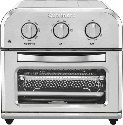 Cuisinart Compact Air Fryer Toaster Oven Stainless Steel 1800 Watt 6-in-1