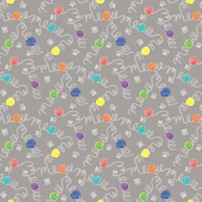 Blank Quilting Purranoia Meow Yarn Lt Gray Cotton Fabric By The Yard