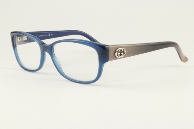 gucci glasses blue frame