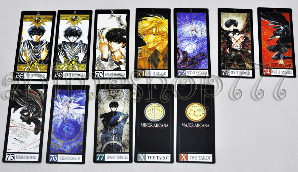 movic - 【新品未開封】Clamp Tarot Collection Clamp X Japanese Anime Tarot 80 pcs Cards Set Cosplay New