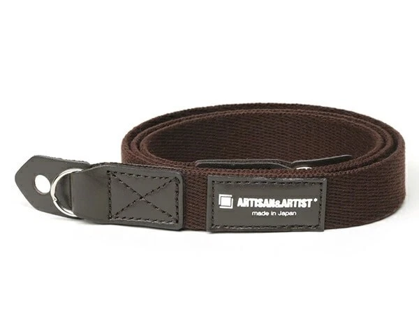 Pulseira de câmera clássica antiga ARTISAN & ARTIST ACAM-102 marrom nova em folha - Imagem 4 de 4