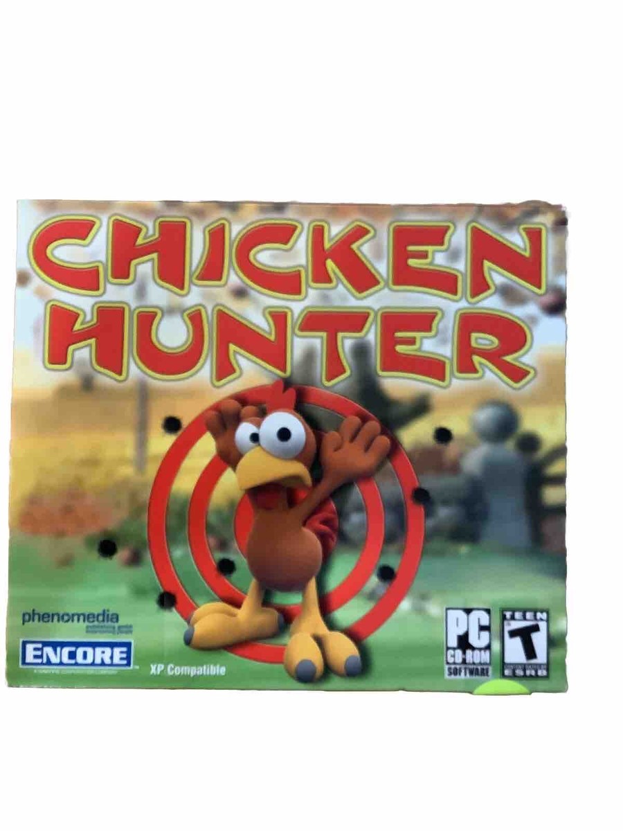 Video Game PC Chicken Hunter Original 2004, XP Compatible CD-Rom