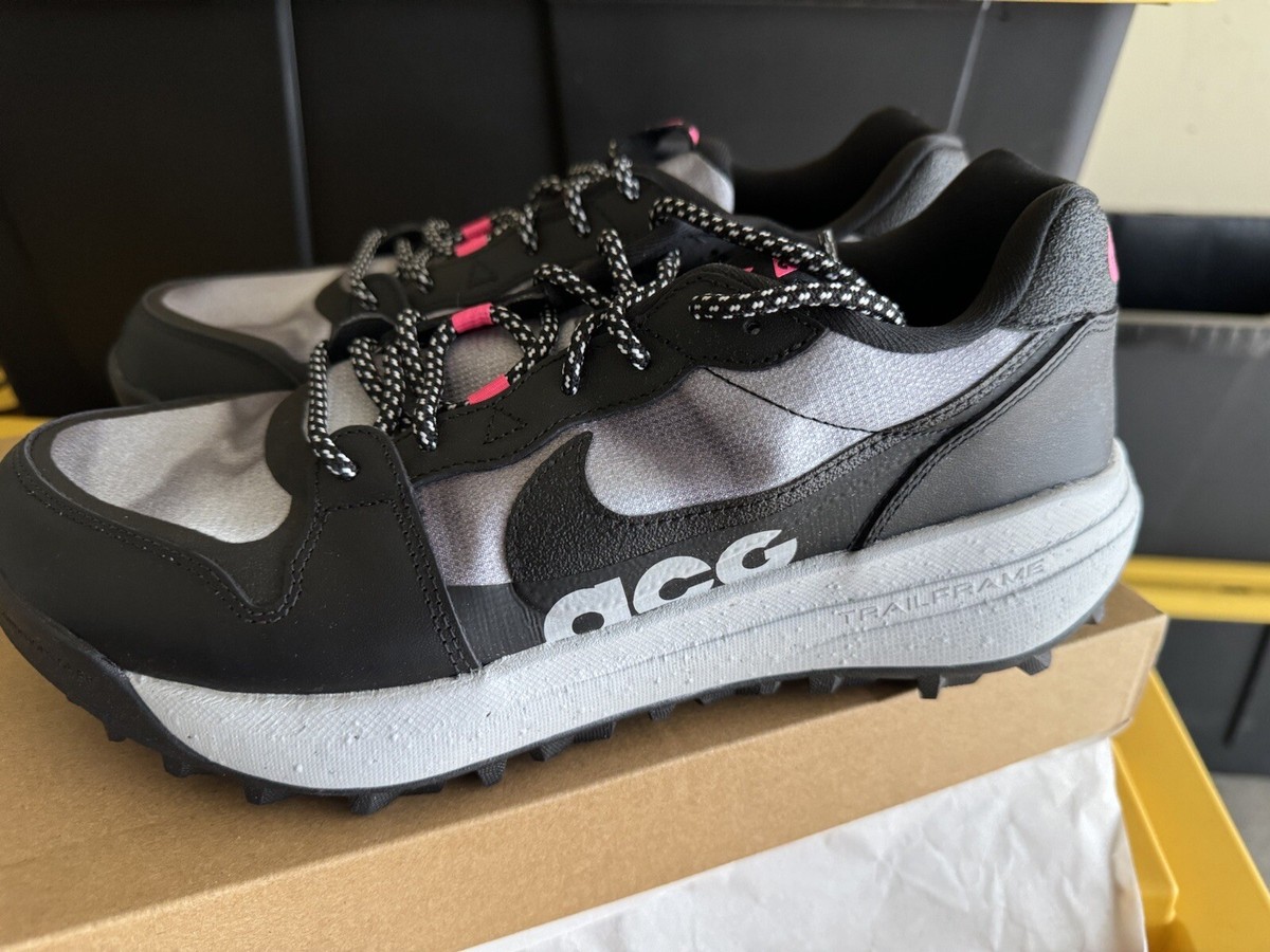 Nike Men's ACG Lowcate SE Wolf Grey Hyper Pink DR1030 001 Size 9