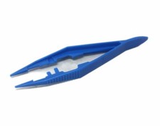 Dynarex 4917 Blue Plastic Tweezers - 250CT