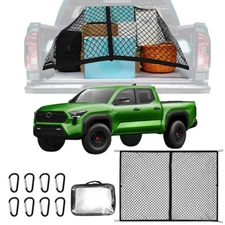 Pickup Rear Truck Bed Storage Cargo Net Heavy-Duty Accessories For Toyota Tacoma