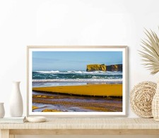 Sherbrooke River Meets The Sea View Poster Premium Quality Choose your Size
