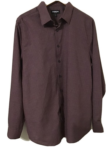 Dress Shirt color Burgundy Size 